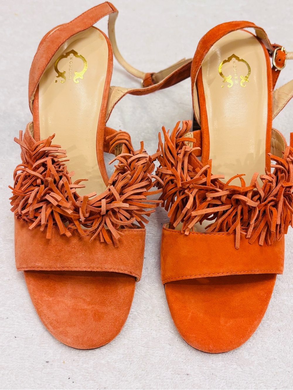 Brand New Leather Heels By C Wonder - Size 7M - Heel 3.5 inches - box 18